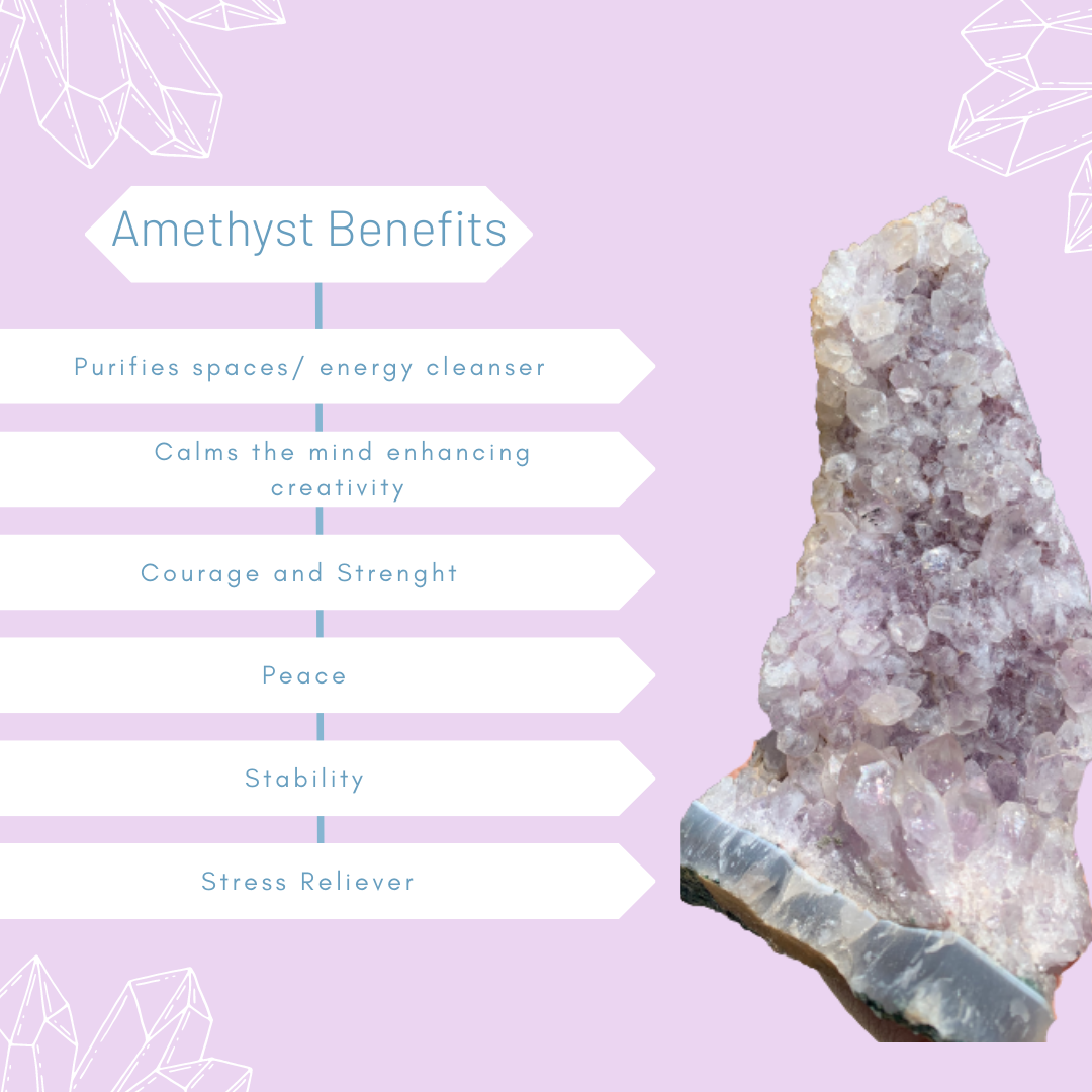 Natural Ethically Sourced Amethyst Crystal Geode