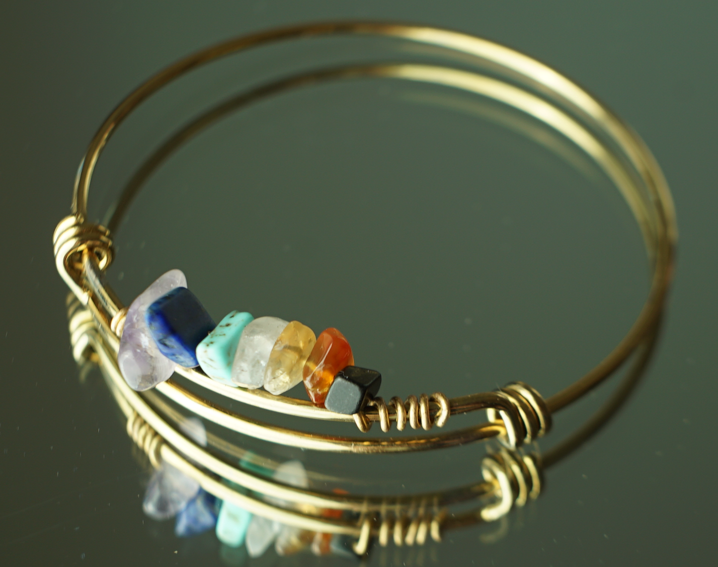 Goldplated Chakra Bracelet