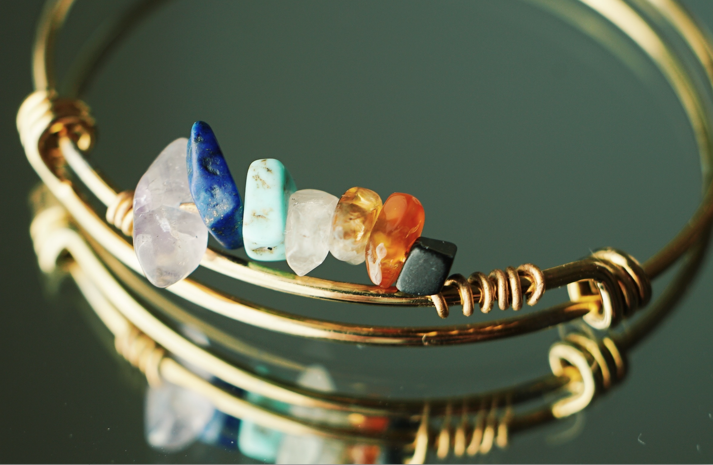 Goldplated Chakra Bracelet